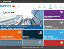Tablet Screenshot of procad.pl