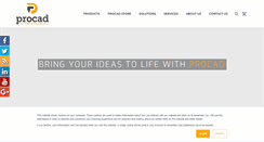 Desktop Screenshot of procad.ie