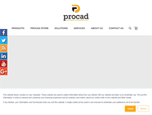 Tablet Screenshot of procad.ie